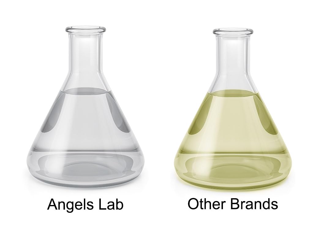 Angels Lab en uso con atomizador para dosificar y rellenar botellas pequeñas