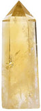 Angelstones citrino frontal mostrando forma prismática y atractivo decorativo