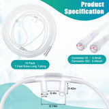 Anglechic close-up de la pieza nasal curva para mayor confort prolongado