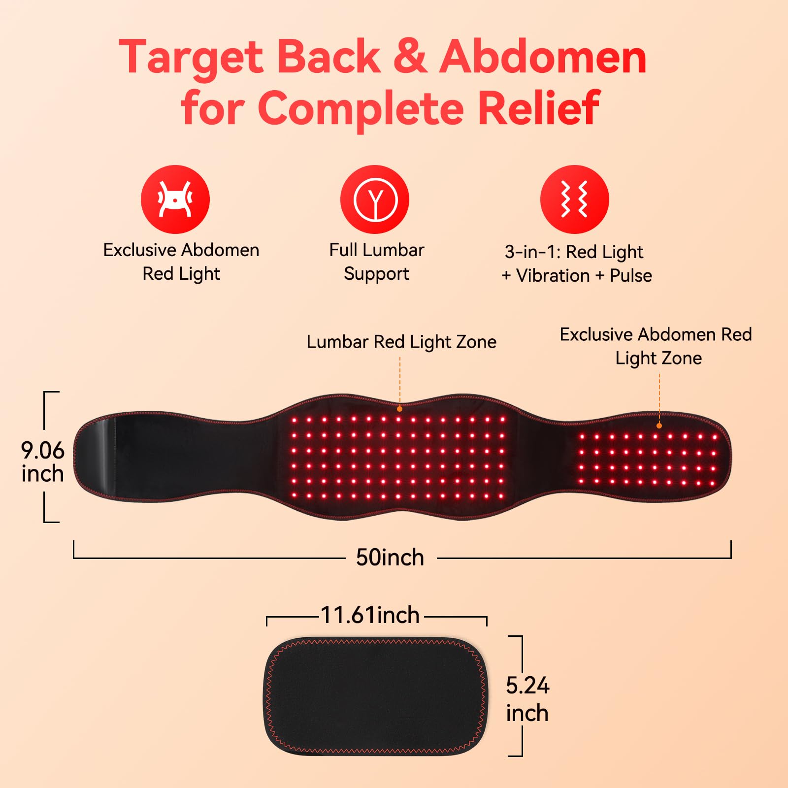 ANHOM material transpirable y costillas lumbares flexibles para comodidad