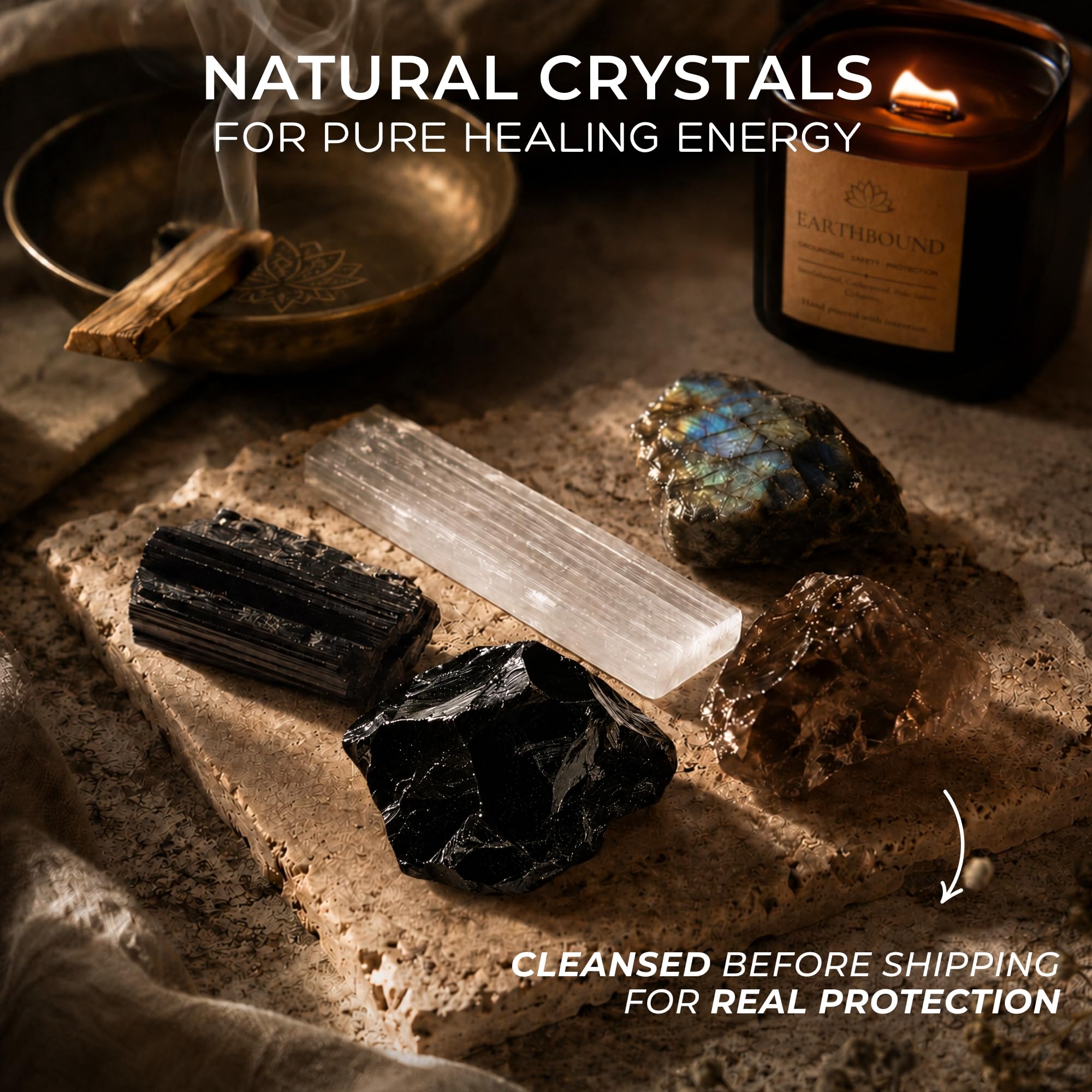 Anima set completo sobre altar, uso práctico y decoración