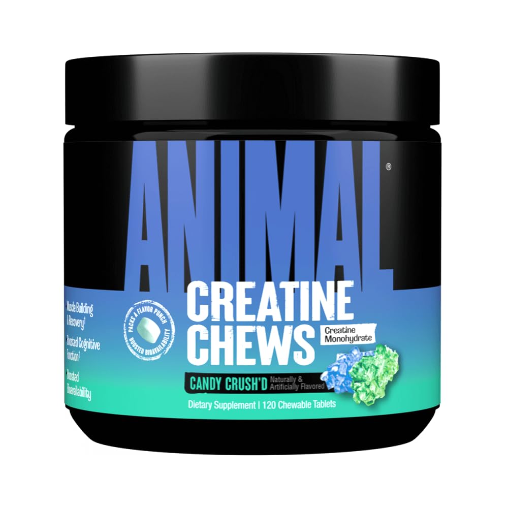 Animal envase frontal del producto mostrando etiqueta y sabor Candy Crush'd