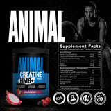 Animal polvo servido en vaso resaltando color y aroma Dragon Berry refrescante