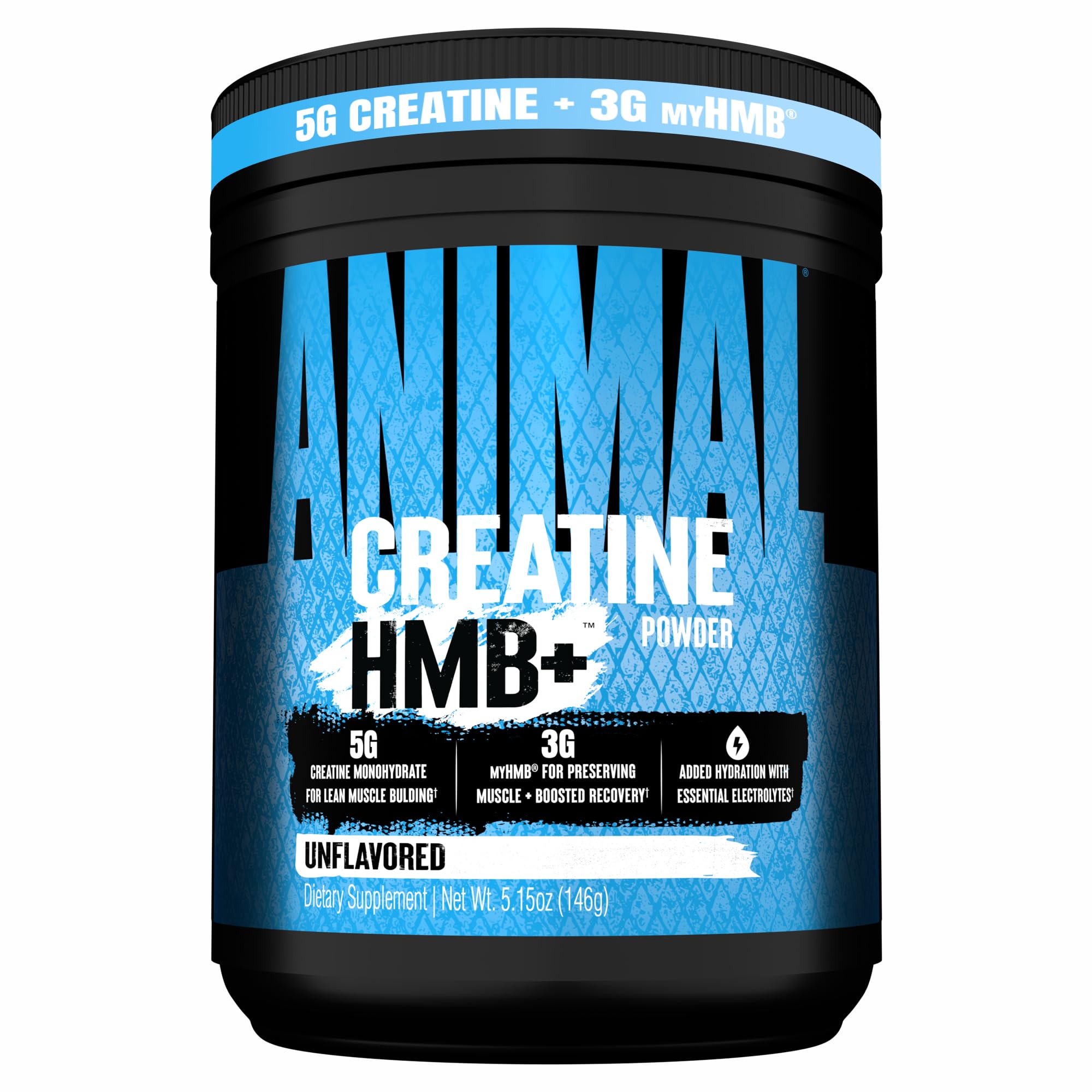 Animal envase frontal mostrando dosis y sin sabor para uso diario
