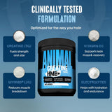 Animal etiqueta nutricional legible con electrolitos y vitamina D
