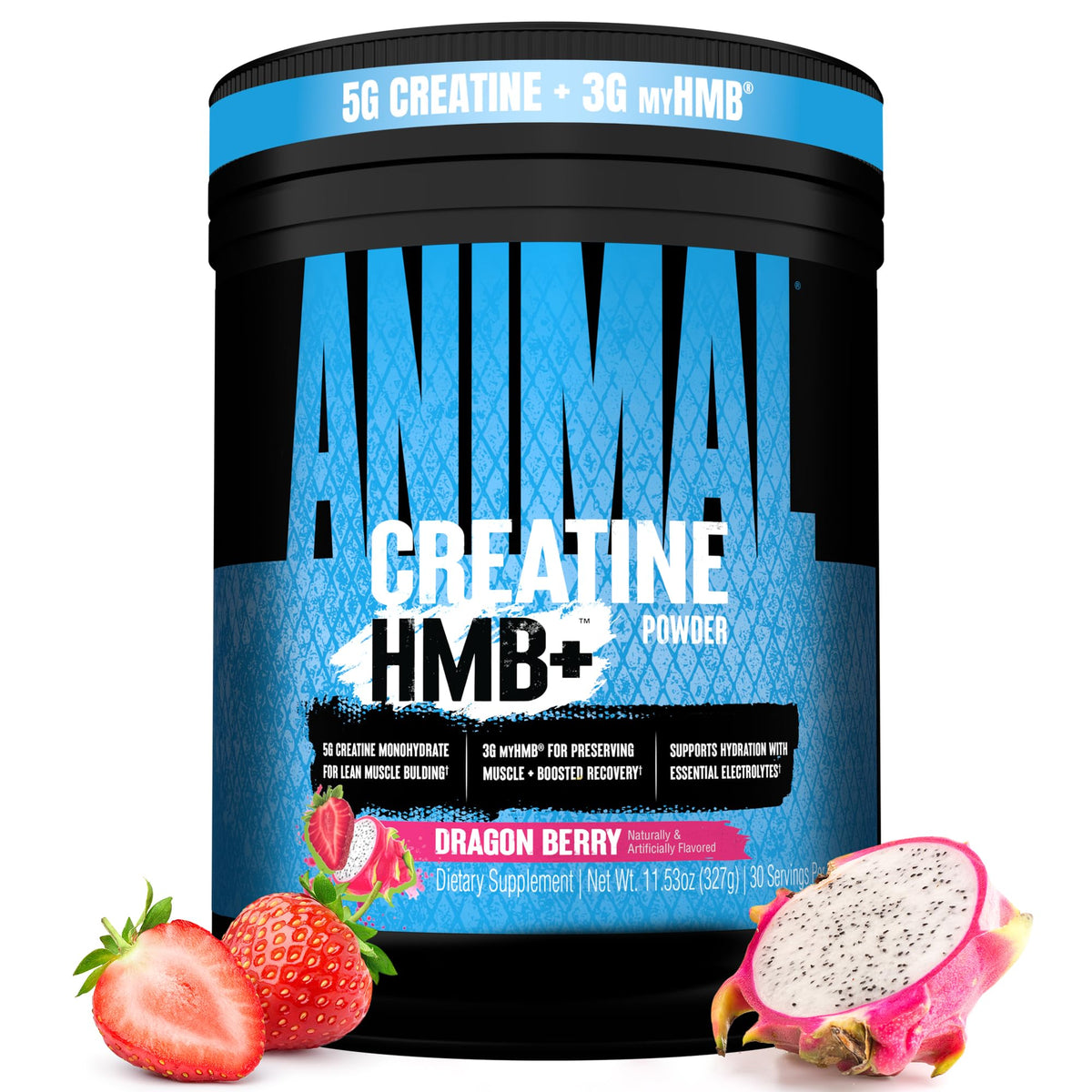 Animal envase frontal Dragon Berry muestra presentación y facilidad de uso