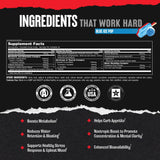 Animal Cuts etiqueta y tabla nutricional exhibiendo ingredientes y trazabilidad