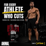 Animal Cuts escenario lifestyle mostrando físico definido y apariencia seca