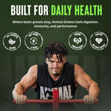 Animal Daily Greens primer plano de cápsula destaca pureza