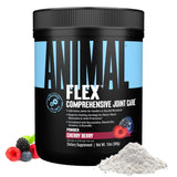 Animal Flex polvo frontal con envase visible y beneficio de apoyo articular