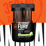 Animal Fury comparación de tamaño del envase para 30 servicios