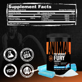 Animal Fury junto a objetos cotidianos para mostrar tamaño del envase