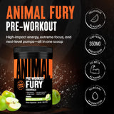 Polvo Animal Fury textura fina en primer plano que facilita mezcla sin grumos