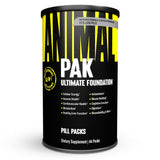 Animal Pak frontal de la caja mostrando presentación y conveniencia