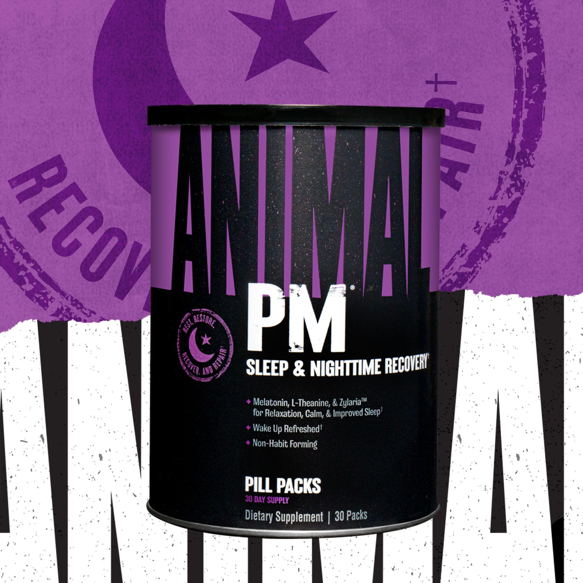 Animal PM en rutina nocturna junto a una almohada sugiriendo sueño más profundo