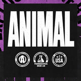 Animal PM escala y tamaño frente a una mano para ver porción y facilidad de transporte