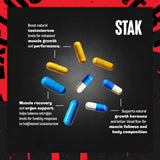 Animal Stak primer plano de las pastillas para apreciar textura y tamaño práctico