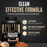Animal Whey etiqueta nutricional enfocada en proteína y enzimas