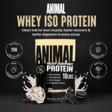 polvo Animal Whey Isolate textura fina para mezclas rápidas y digestión cómoda