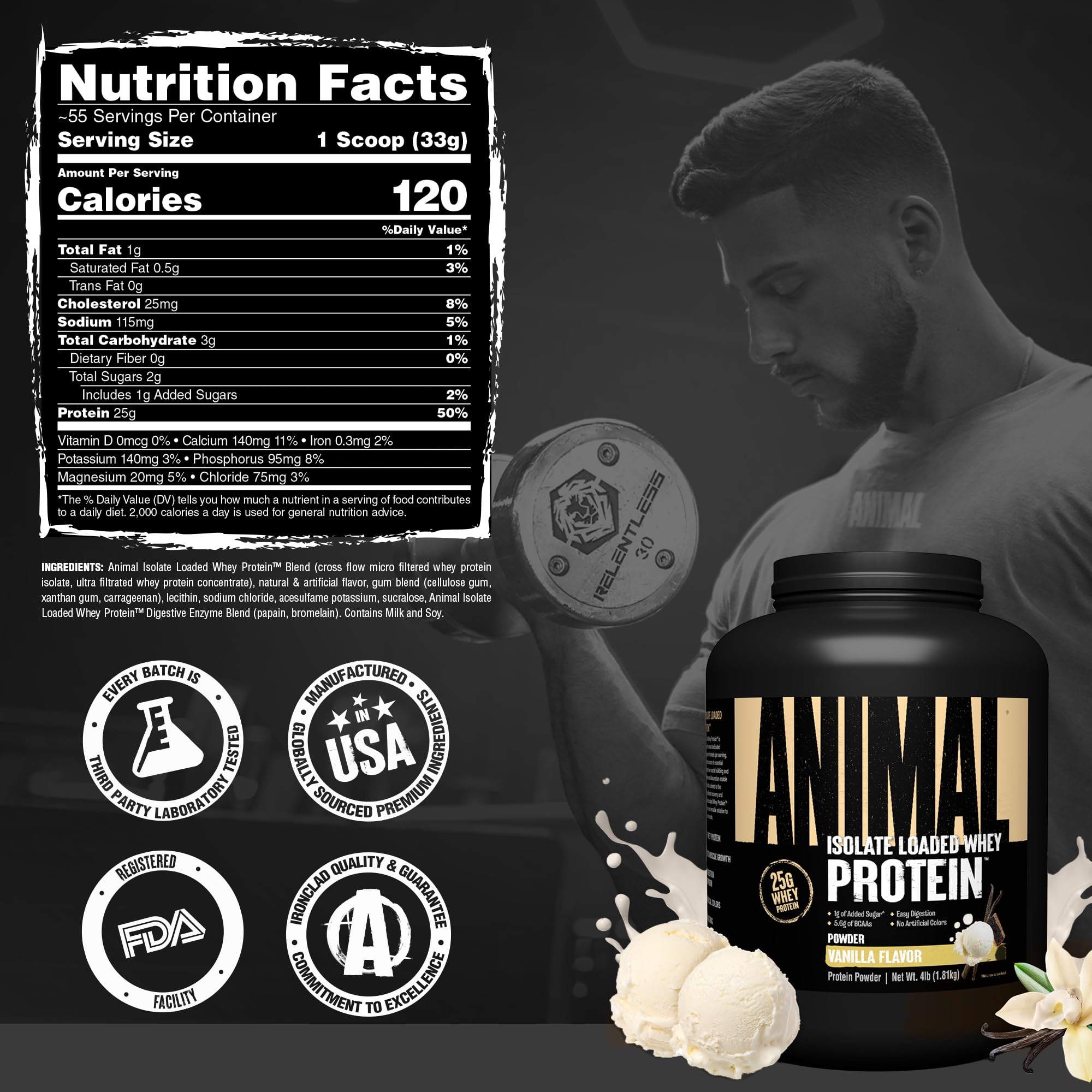 Deportista con botella mezcladora usando Animal Whey tras entrenamiento