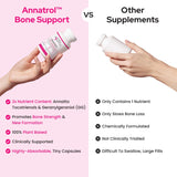 Healthy Bones Co. annatrol cápsulas en primer plano con textura y beneficio antioxidante