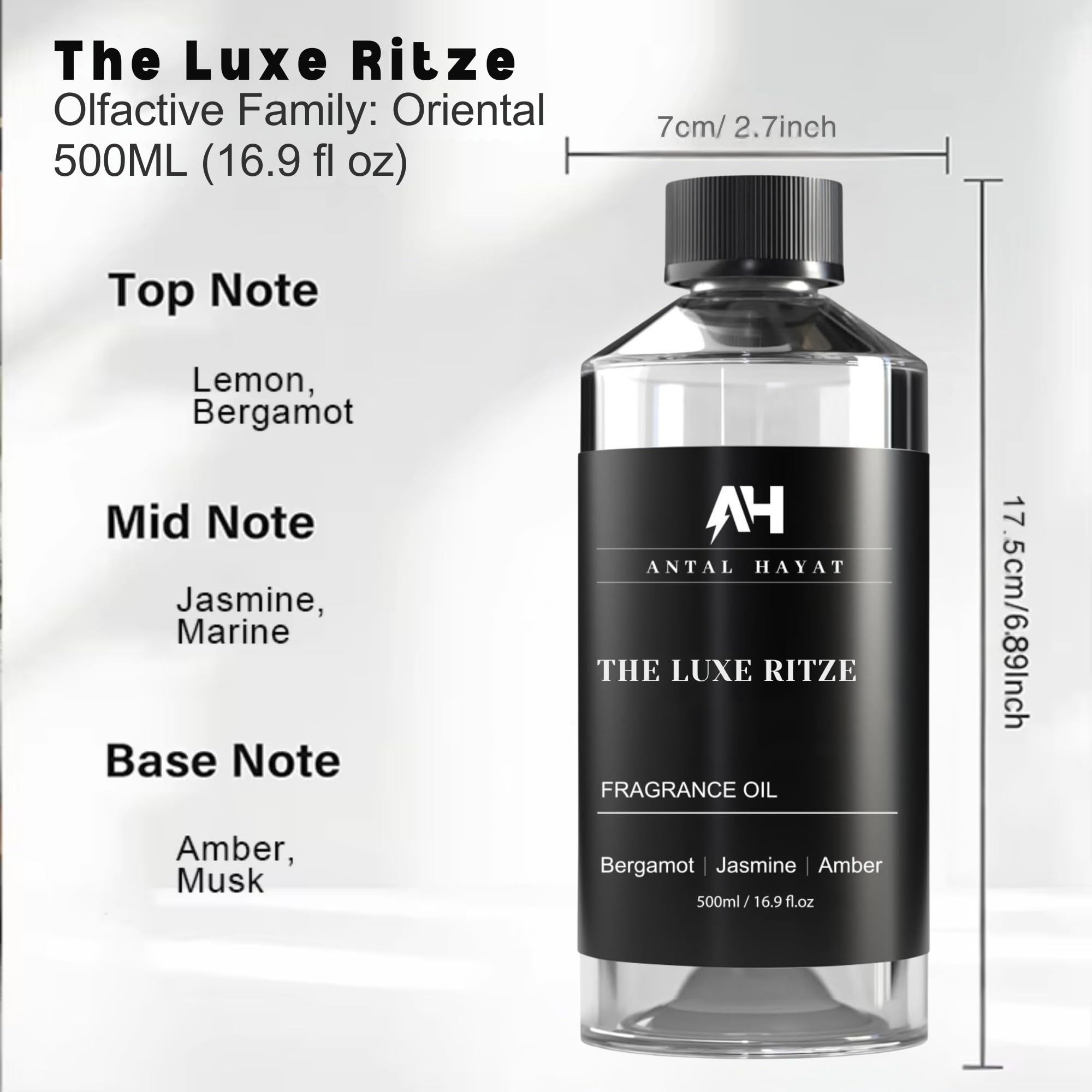 ANTAL HAYAT etiqueta visible con inspiración The Ritz Carlton y elegancia