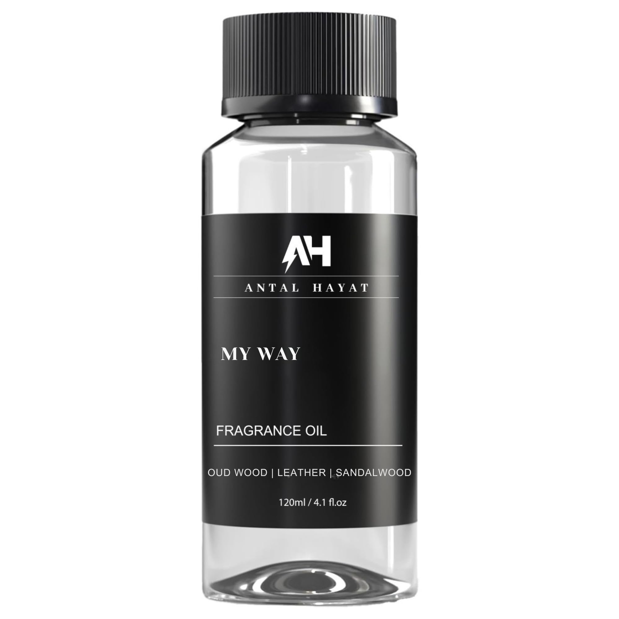 ANTAL HAYAT frasco 120ml frente mostrando diseño premium y concentración alta