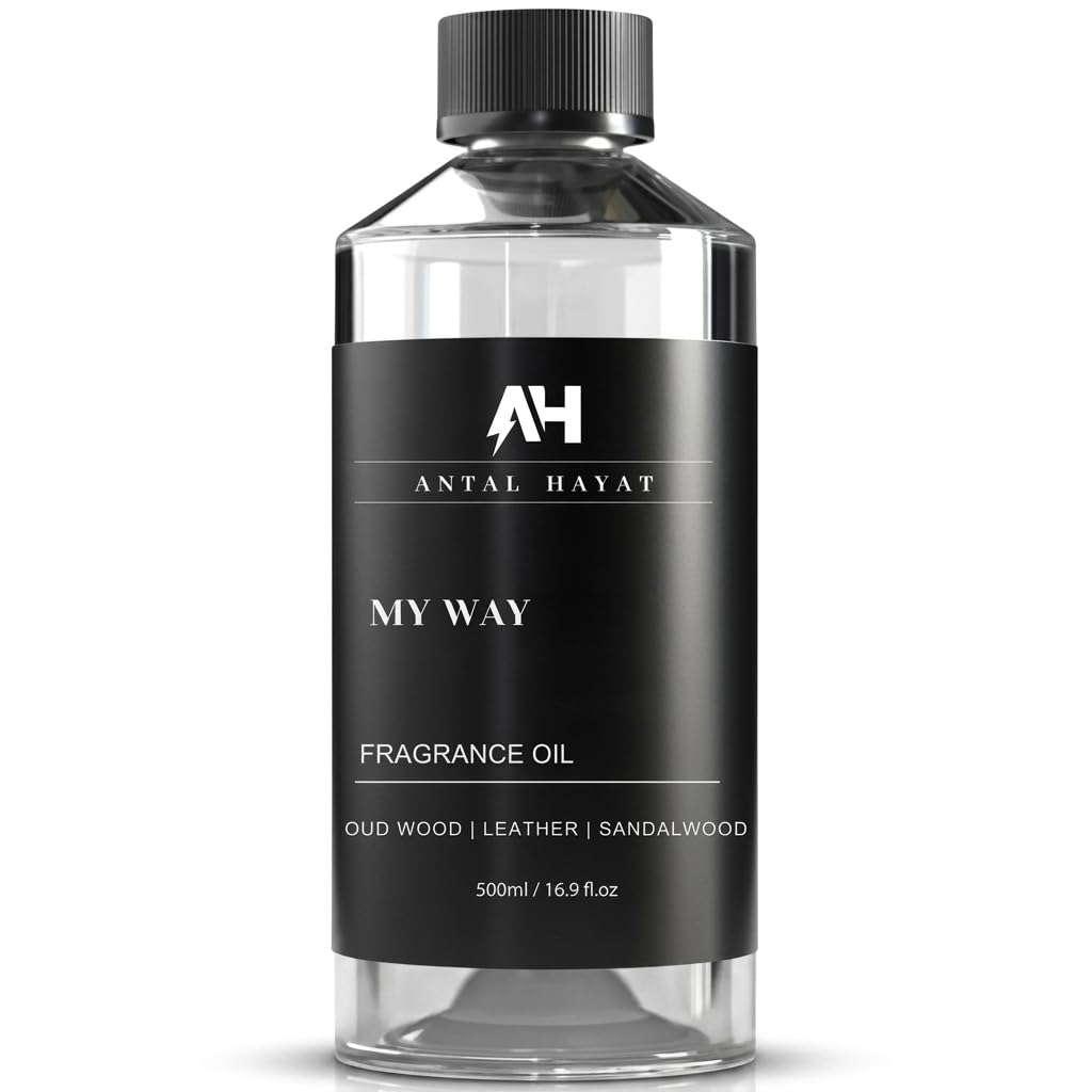 ANTAL HAYAT botella frontal mostrando etiqueta elegante y beneficio de lujo