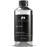 ANTAL HAYAT botella frontal mostrando etiqueta elegante y beneficio de lujo