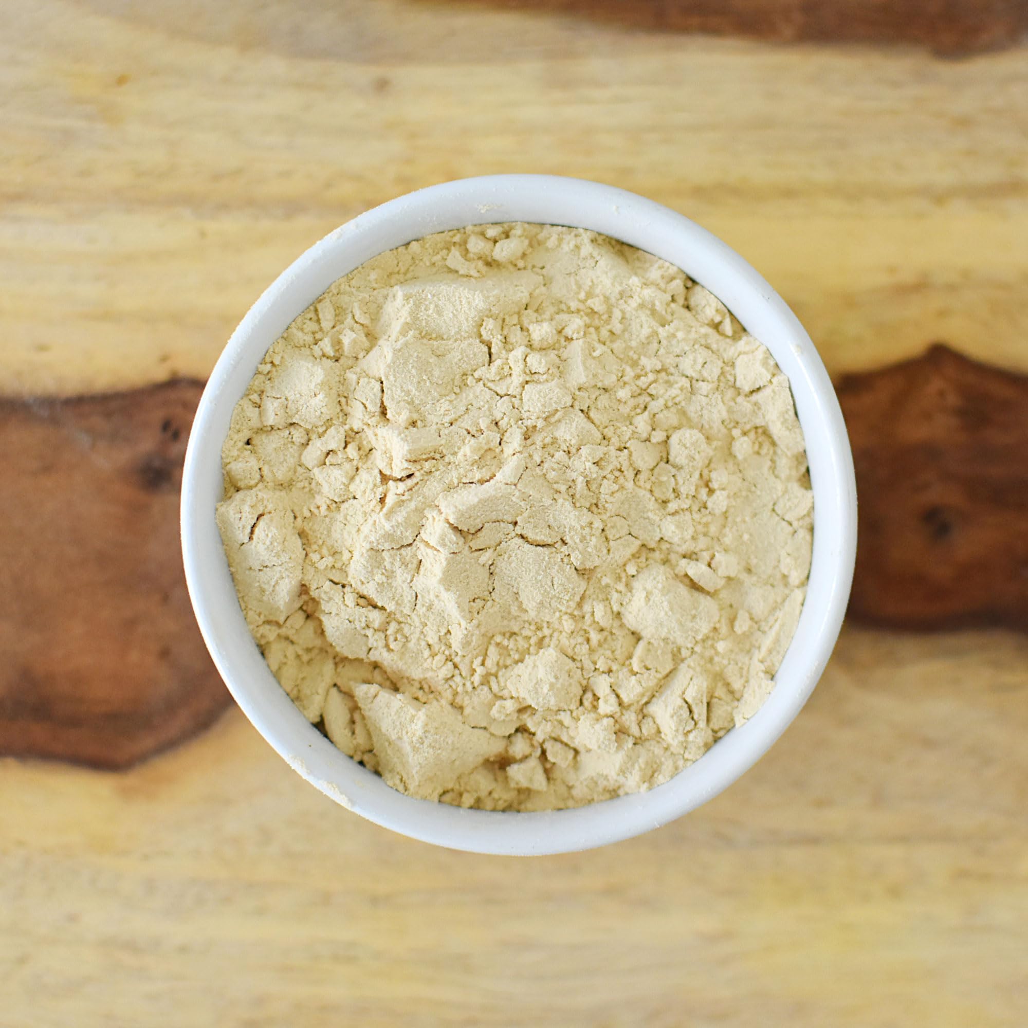 Etiqueta de Anthony's con lista de ingredientes y sello sin gluten, transparencia en calidad
