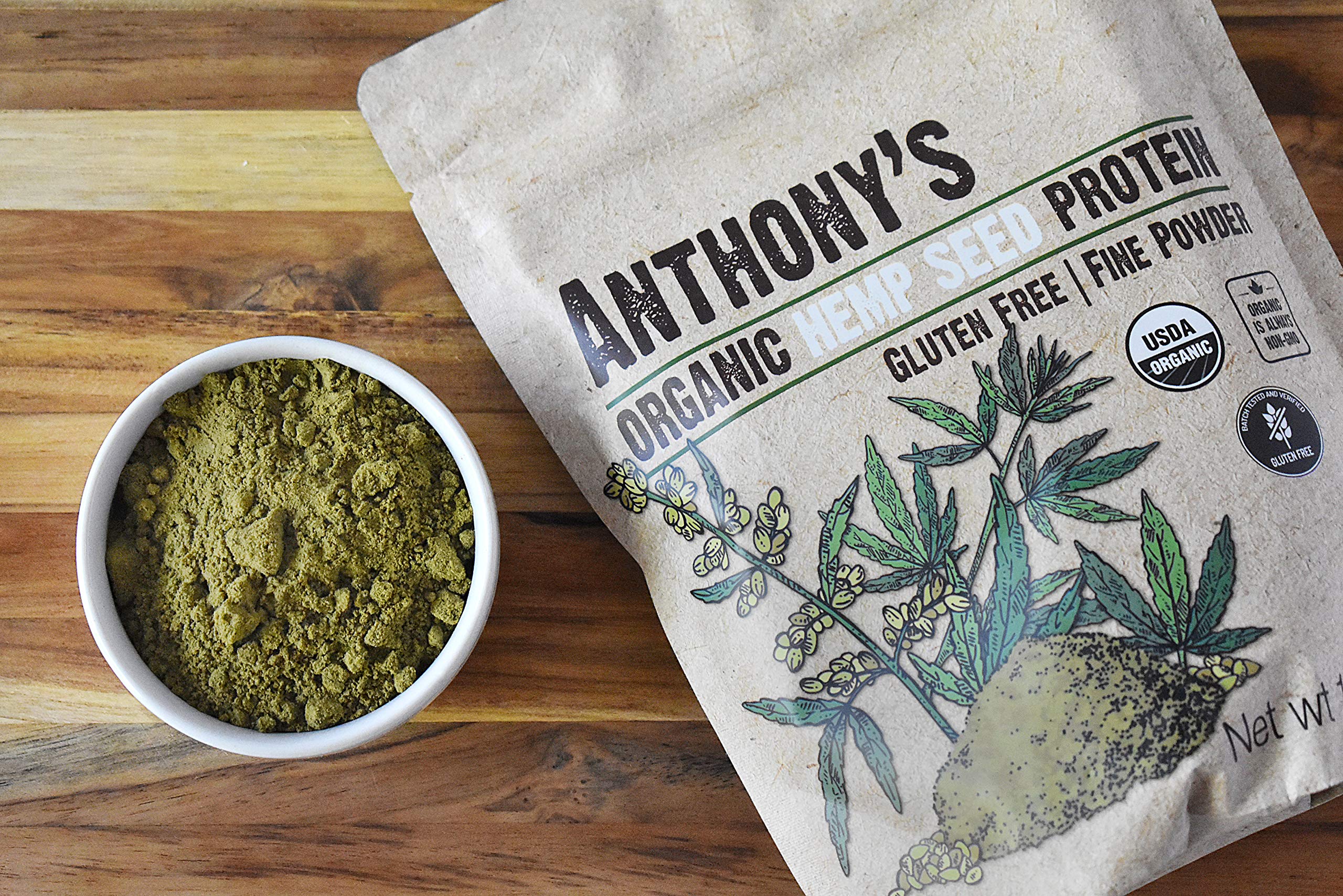 Anthony's polvo integrado en barras energéticas caseras, uso versátil