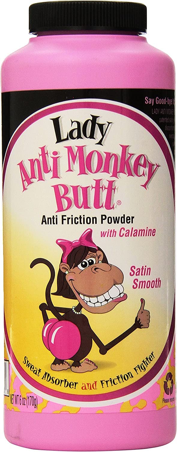 Anti Monkey Butt envase frontal mostrando diseño y tamaño práctico