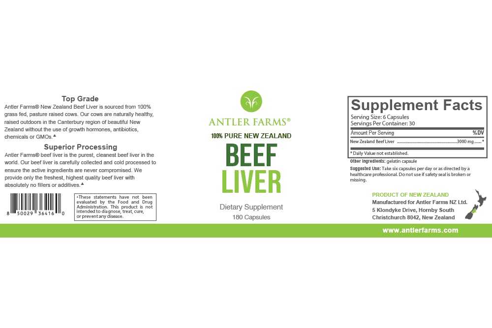 Antler Farms detalle polvo liofilizado de hígado, destaca pureza y textura