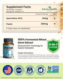 Anven Health detalle de la etiqueta indicando espermidina y fisetina
