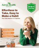 Anven Health suplemento en mano ilustrando facilidad de uso diario