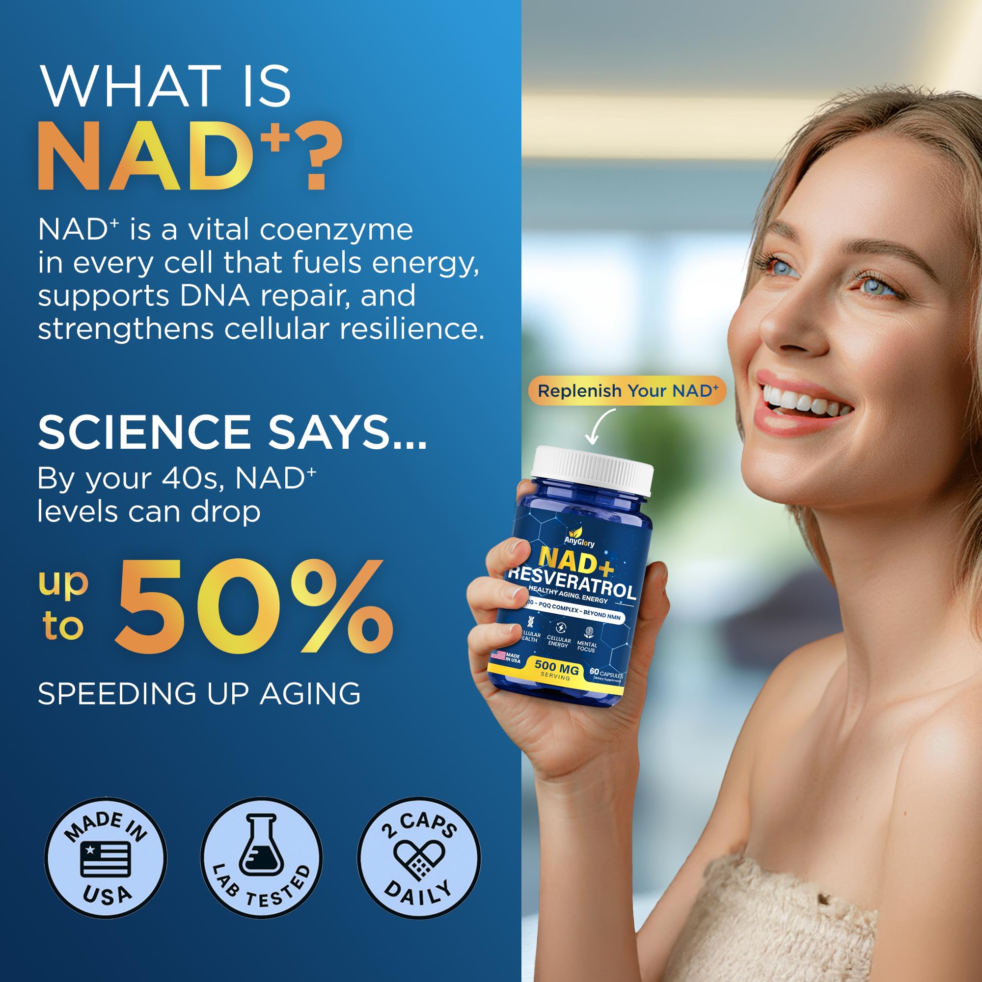 Anyglory etiqueta con detalles nutricionales mostrando transparencia y confianza