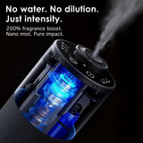 Aofmee difusor colocado en portavasos de coche ofreciendo aroma estable