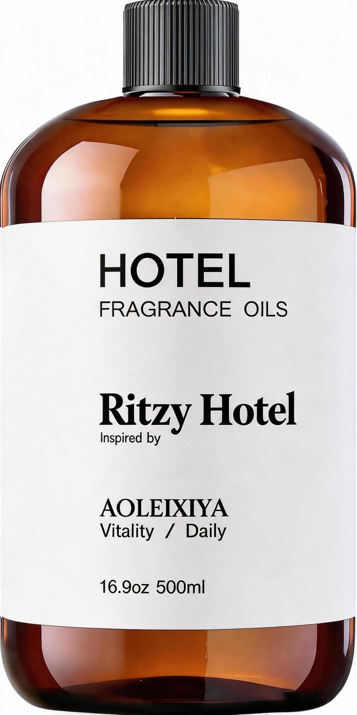 AOLEIXIYA frasco frontal mostrando etiqueta y volumen premium