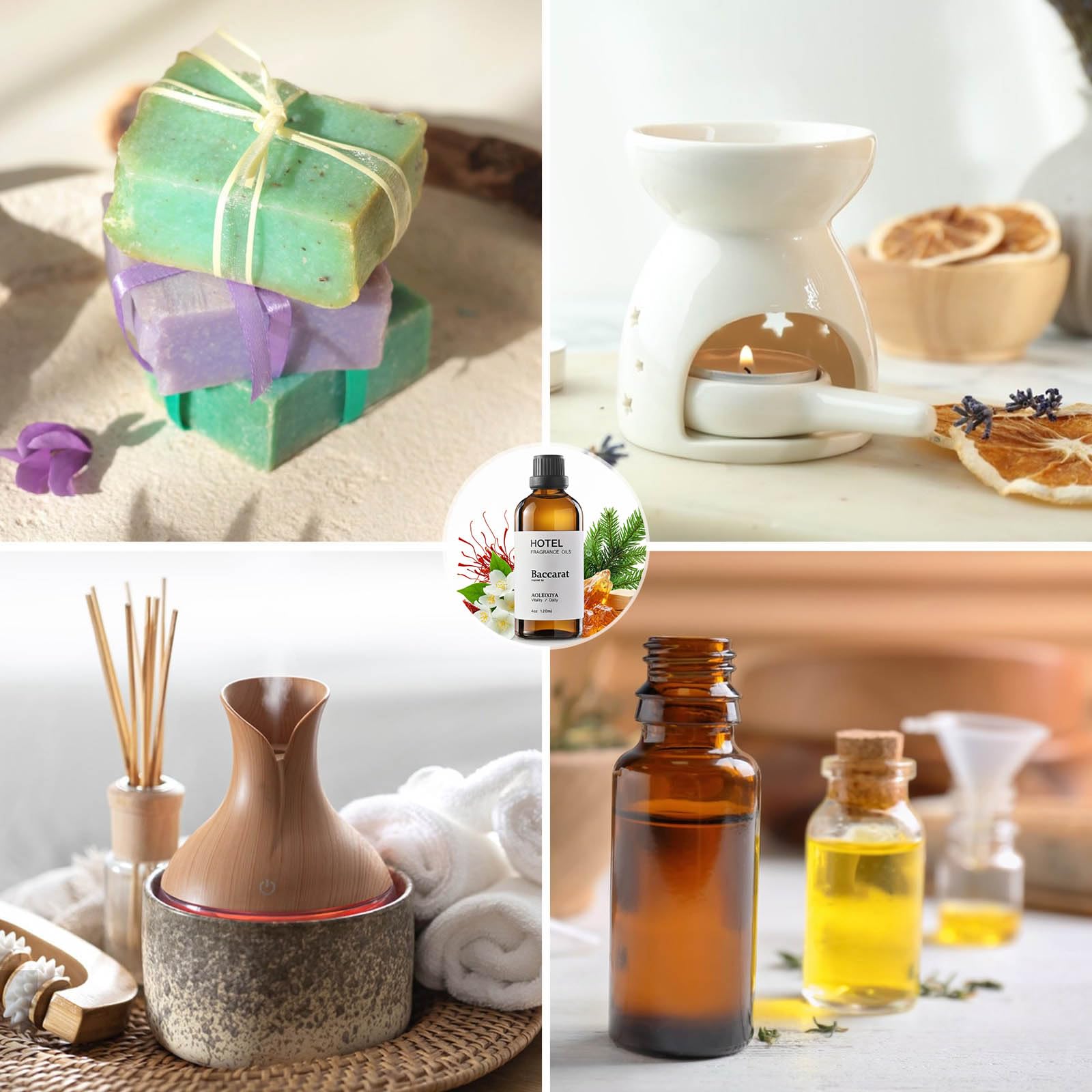 AOLEIXIYA velas artesanales hechas con aceite para aroma profesional