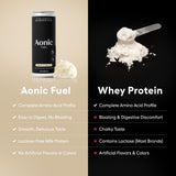 AONIC ingredientes con extracto de vainilla real para sabor auténtico