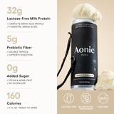 AONIC detalle de etiqueta con información nutricional clara y confiable