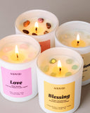 AOOVOO velas encendidas en meditación crean ambiente relajante