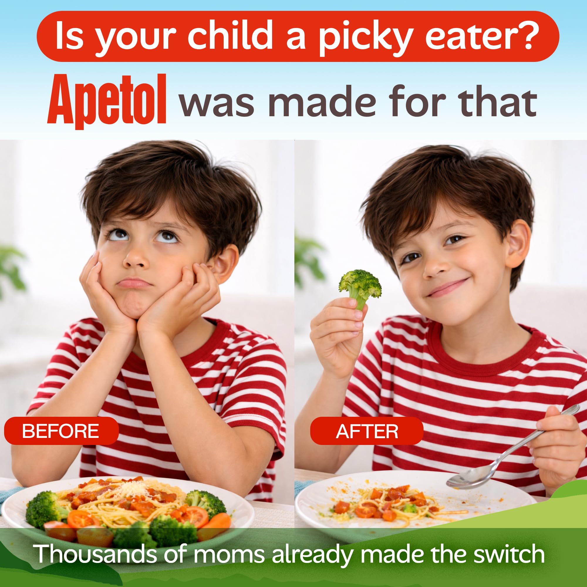 Apetol detalle del tapón/goterorápido para administración cómoda