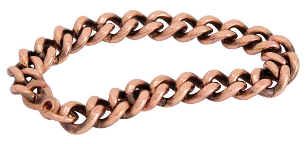 Apex Copper Bracelet vista frontal mostrando ajuste cómodo y estilo cálido