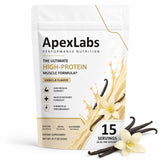 Apex Labs Muscle bolsa frontal con cierre resellable y fácil transporte