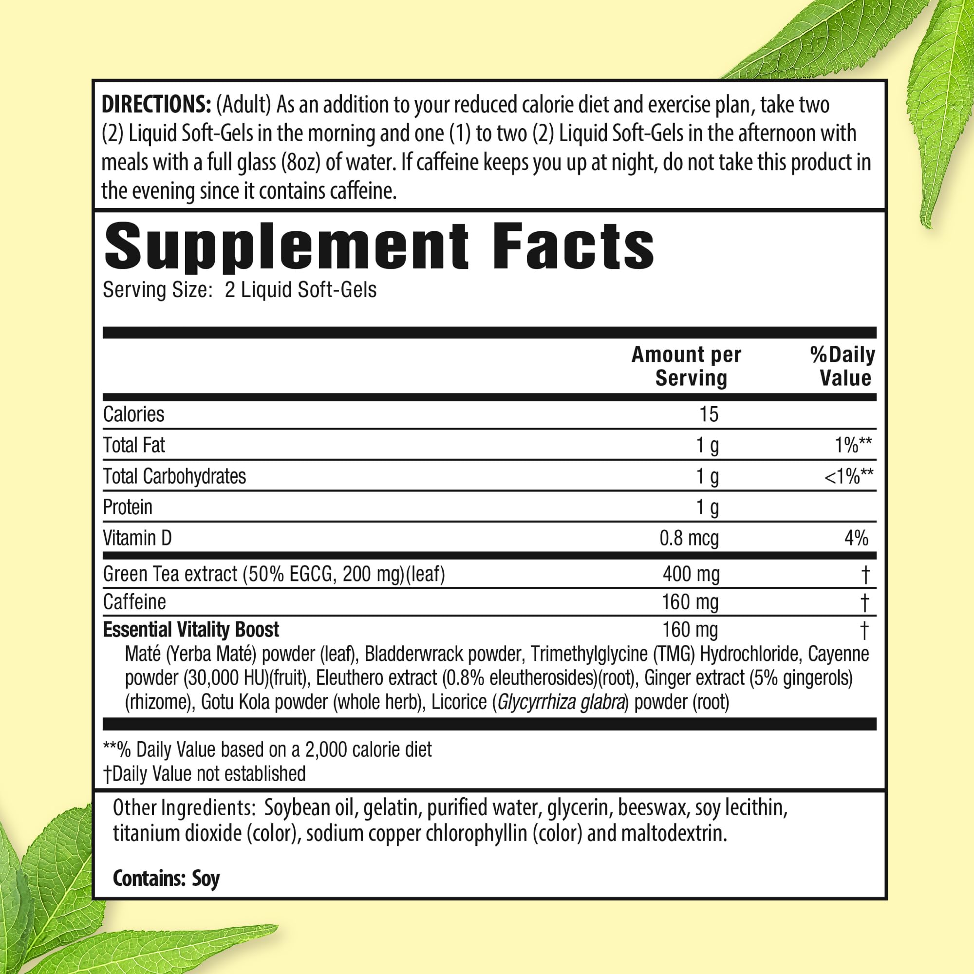 Applied Nutrition primer plano de un soft-gel resaltando absorción rápida