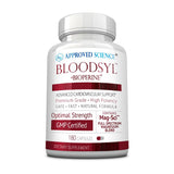 Approved Science Bloodsyl frente del envase mostrando diseño y cantidad