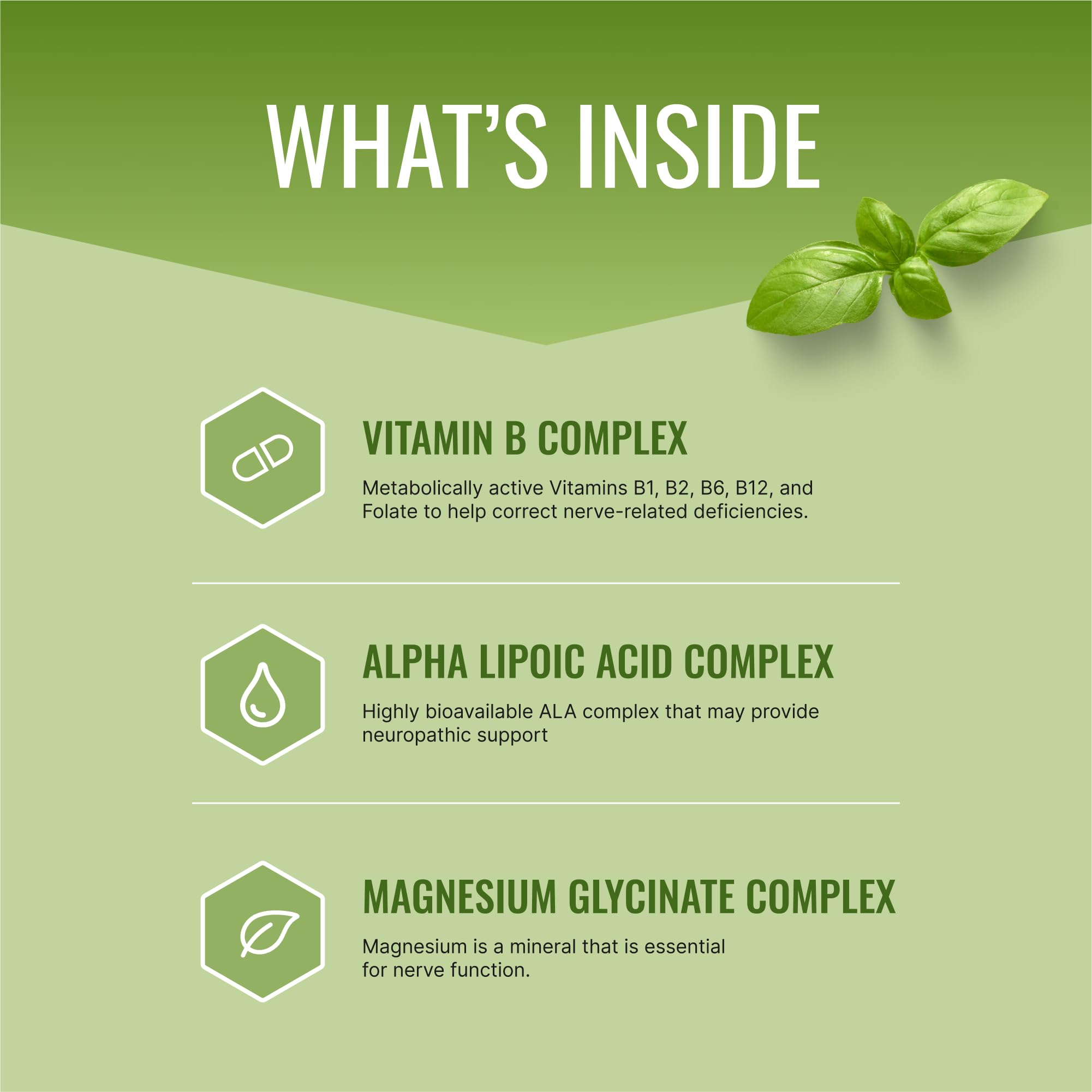 Approved Science Nervprin etiqueta nutricional visible con ingredientes transparentes
