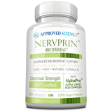 Approved Science Nervprin frontal mostrando el envase y beneficios claros