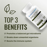 Approved Science Parastrin cápsulas veganas textura y forma, fácil ingesta